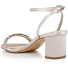 Jewel Badgley Mischka Danni Low Block Heel Sandal