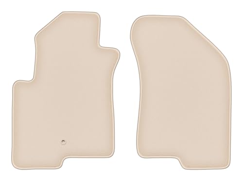Tapis de voiture Jeep Compass MK49 SUV beige tapis auto avant velours 2007-2017