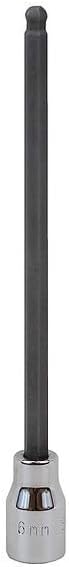 3/8 in Drive Ball Hex Socket Metric 6 mm Tip, 7 in L, Mfr: 45966-A