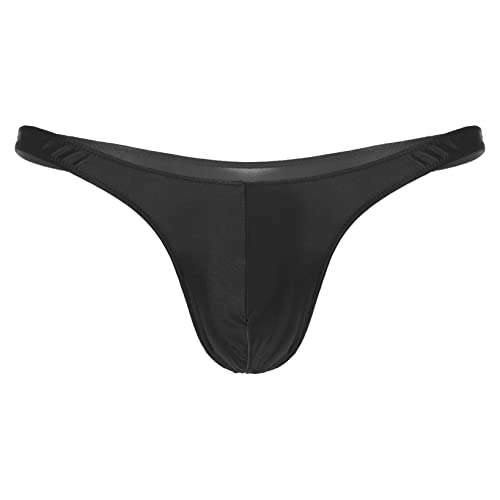 Men's Shiny Glossy G-String Thong T-Back Jockstrap Sexy Underwear Oily Underpants Pouch Panty4