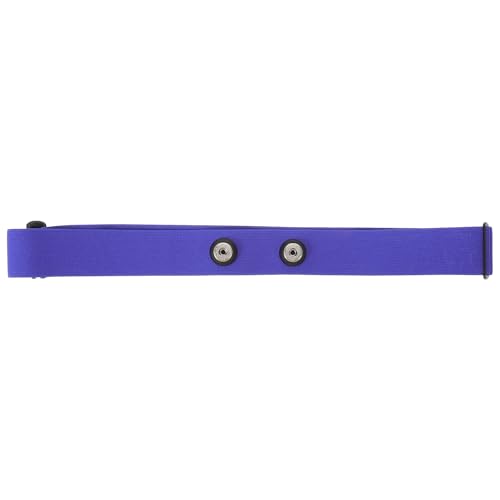 TOYANDONA Banda Pulsómetro Ajustable de Silicona Azul 3x110 Cm para Monitor de Frecuencia Cardíaca, Correa de Pecho para Correr y Entrenamiento Deportivo, Accesorio Compatible para