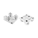 1Pcs Y-Axis Openbuild Aluminum Plate 2026 V-Slot Silver Profile Slider Plate with Time Belt Buckle Pulley for TEVO Tarantula PRO