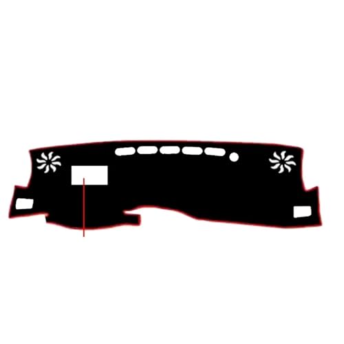Cubierta para tablero Avalon 2019 alfombrilla salpicadero cojín LHD coche B Rojo