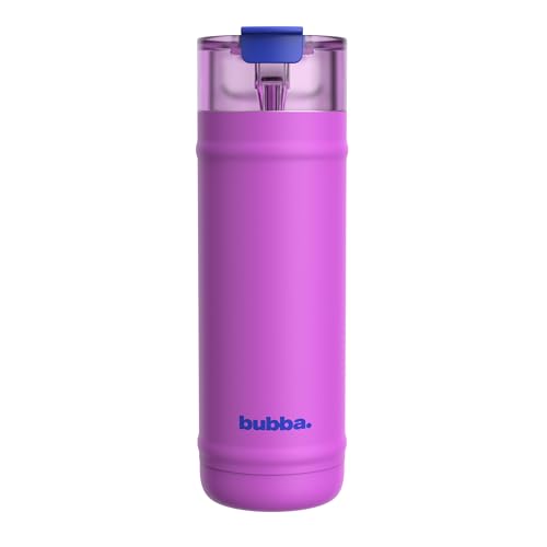 bubba 32 oz Dualsip Insulated Stainless Steel Water Bottle with Straw - Reusable, Leakproof, Lightweight, Dishwasher Safe, Lead-Free and BPA-Free, Moodbooster
