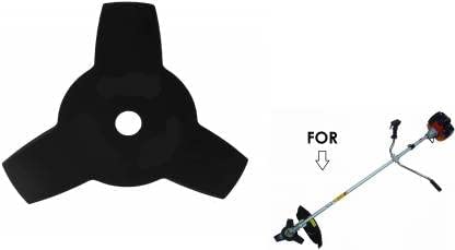 Generic Make in India 3T 10 Inch Helicopter Blade for Brush Cutter | Heavy Duty Steel Grass & Weed Cutting Blade | Universal Blade for Grass Trimmer & Lawn Mower 1