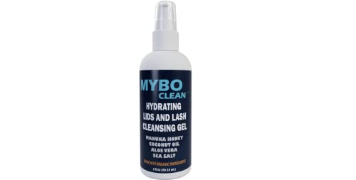 Myboclean Hydrating Lids And Lash Cleansing Gel, Made From Organic Ingredients, Manuka Honey Umf 16+, Aloe Vera, Coconut Oil, 2 Fl Oz #TOP13