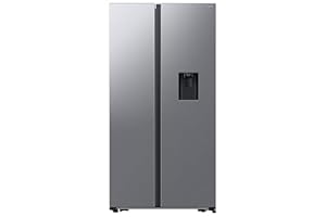 Samsung Series 7 SpaceMax Smart American Fridge Freezer, With an All-Around Cooling System, AI Energy Mode & Smart Conversion, Model: RS57DG410EM9EU 578L, Colour: Silver