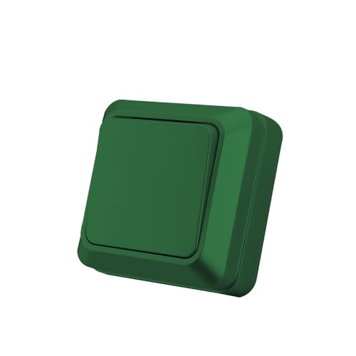 WESA Interrupteur va et vient, mural Vert 1 voie, mécanique 86 mm, 10 A, 250 V