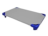 American Baby Company Toddler Cot Sheet 23' x 40' - Soft & Breathable Microfiber Cot Sheet for Daycare and Preschool, Gray