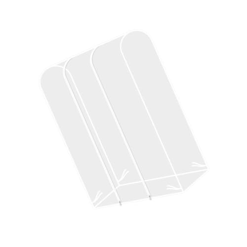 Alipis Clear Zipper Clothes Rack Cover Peva Garment Protector Dust Cover for Clothing Storage Easy Open Zipper Design for Home Organization