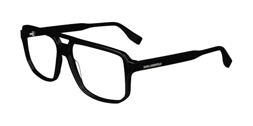 KARL LAGERFELD Brille Größe 58 mm Schwarz, Eye SIZE: 58 BRIDGE: 14 Horizontal MEASUREMENT: 58 Vertical MEASUREMENT: 45 2
