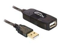 DeLOCK 2X Kabel USB 2.0 Verlaengerung, aktiv 15m