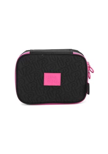 Estojo de Tecido, Up4you, 1 zíper, Preto, Luxcel