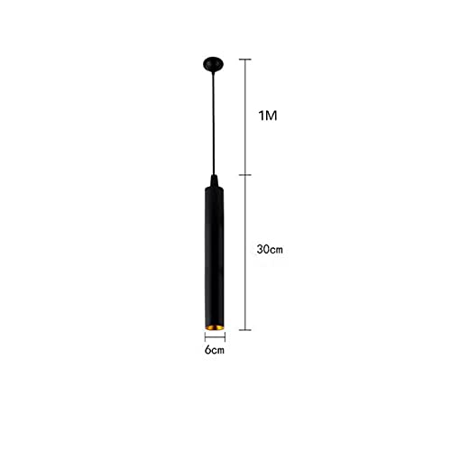 Lampe suspendue à tube long éclairage ciblé plan de travail cuisine