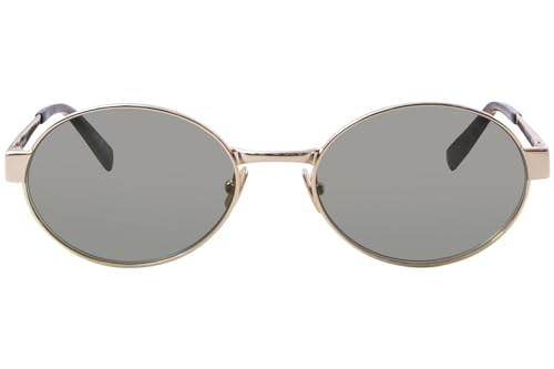Saint Laurent SL-692 003 Sunglasses Women's Gold/Green Round Shape 55mm2