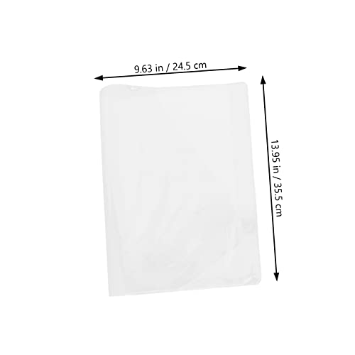 NUOBESTY Almofadas De Notas De Capa Protetora Transparente A5 Caderno A5 Bloco De Memorando Transpar