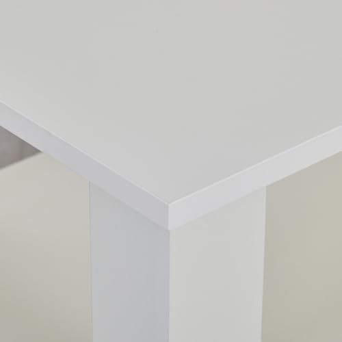 Image of Home Centre | Clary | Engineered Wood | Center Table | Coffee Table | White | 1 Year Warranty