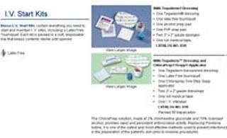 820 PT# 820- Prep Kit Tegaderm Dressing Without Catheter 50/Ca by, Busse Hospital Disposable