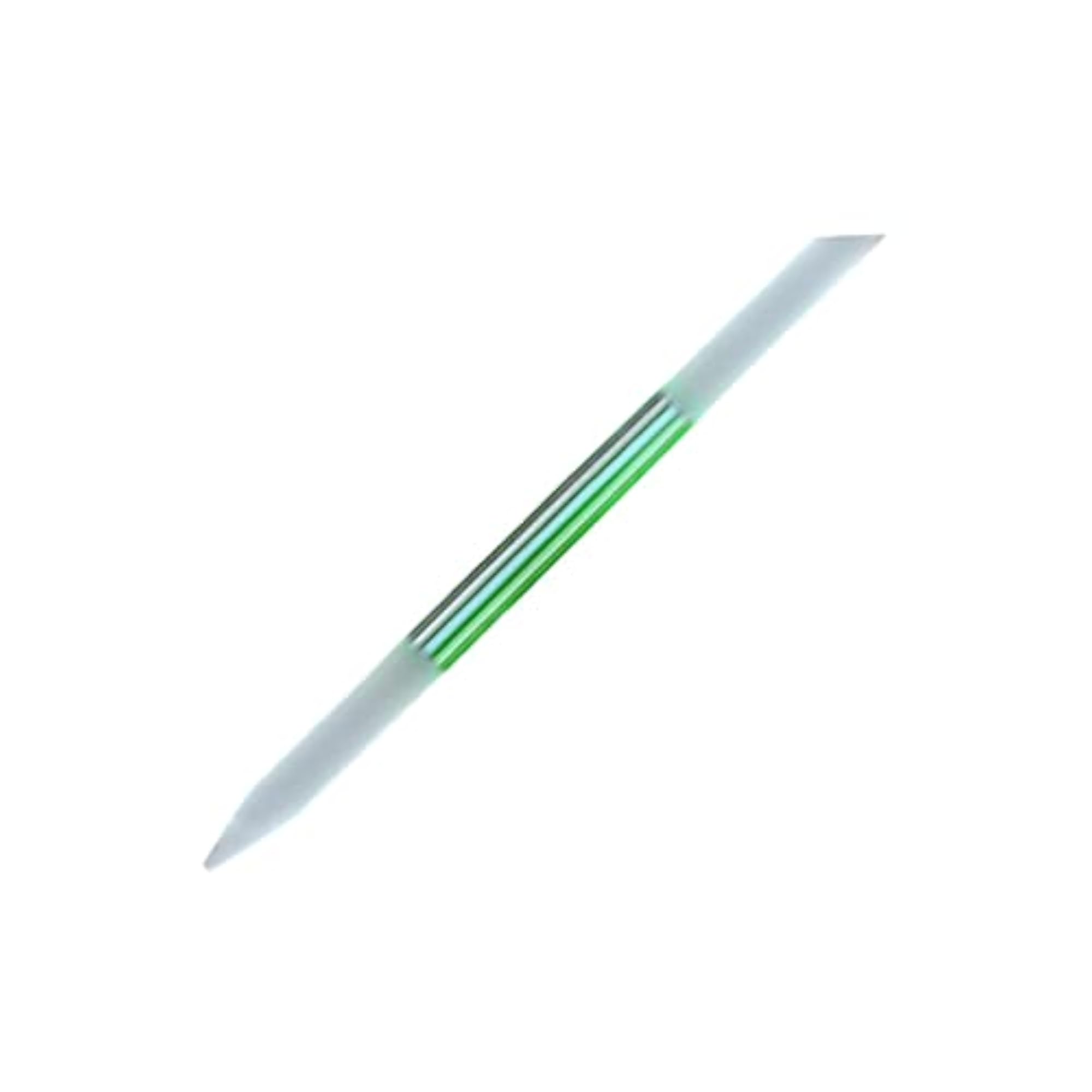 2X Dual Ended Glass Cuticle Pusher Manicure Stick Tool