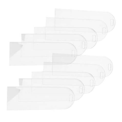 Marque-pages acryliques clairs vierges pour concevoir des suspensions personnalisées