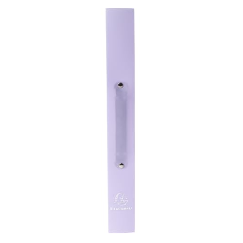 Exacompta 54972E Ringhefter Chromaline aus flexiblem Kunststoff 2 O-Ring-Mechanik DIN A4 Füllhöhe 30 mm Rücken 40 mm malve Ringbuch Hefter ideal für Büro und Schule