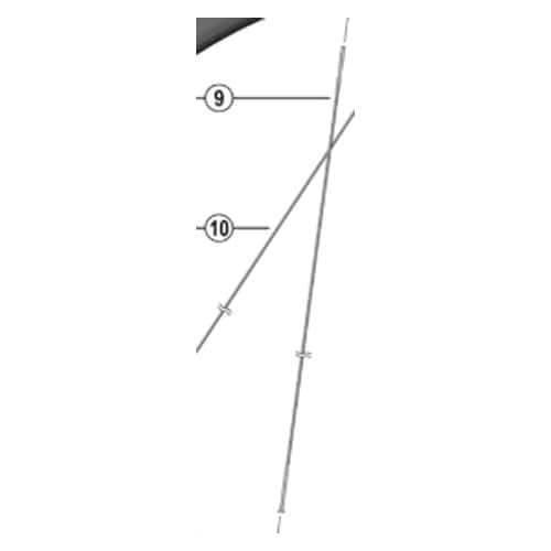 Shimano Spares WH-R9270-C50-TU-F right hand spoke, 271 mm, Black