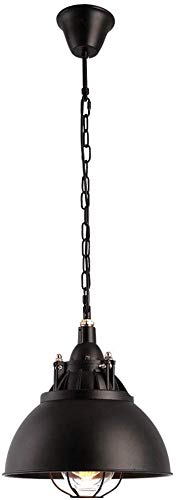 Luminaire suspendu industriel rétro en fer forgé style Edison pour loft et bar