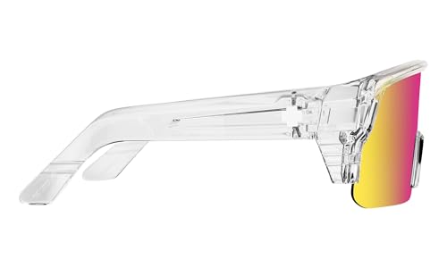 Image of SPY Optic Monolith 5050, Cylindrical Shield Semi-rimless Sunglasses, Color and Contrast Enhancing Lenses