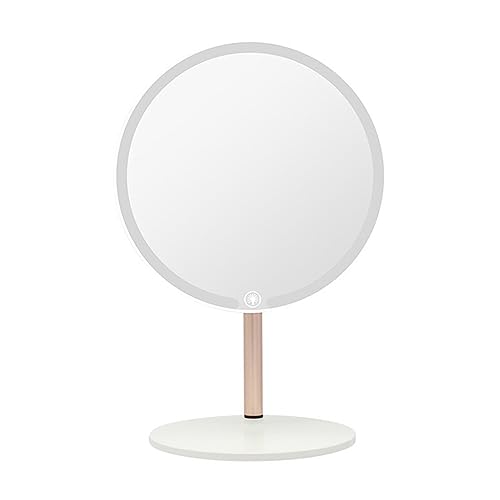 Miroir cosmétique LED intelligent à intensité réglable pour bureau