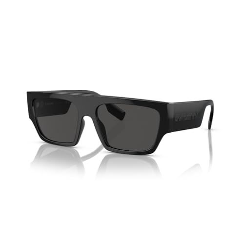 BURBERRY BE4397U Micah 300187 58MM Black/Dark Grey Square Sunglasses for Men + Bundle with Designer iWear Complimentary Eyewear Kit