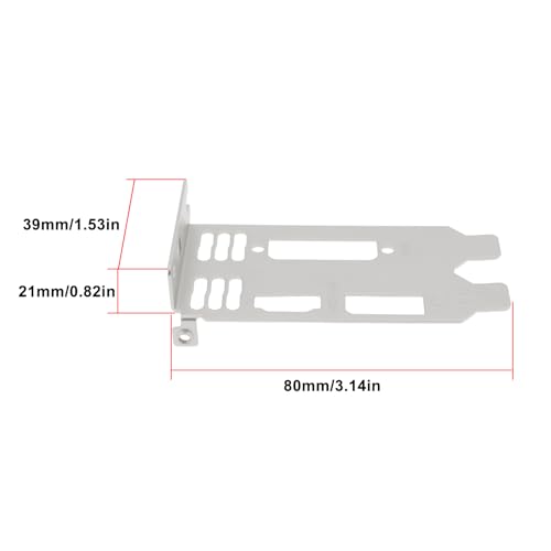 Soporte Bajo Perfil Compatible con MSI GTX1050 LP miniatura 3