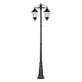 Gama Sonic Victorian Outdoor Solar Post Light
