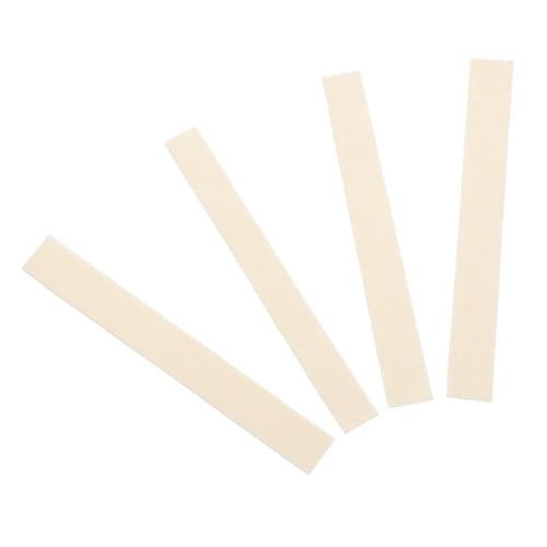 Milisten 4pcs Flute Felt Strip Mute for Trombone and Clarinet Practice Easy Installation Versatile Instrument Protection Noise Reduction for Enhanced Sound Quality
