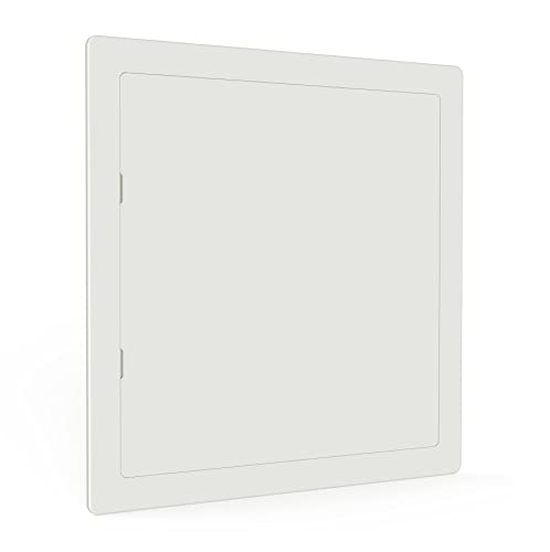 Fengze Plastic Access Panel for Drywall Ceiling 6 x 6 Inch Removable Hinged White 150 x 150 mm
