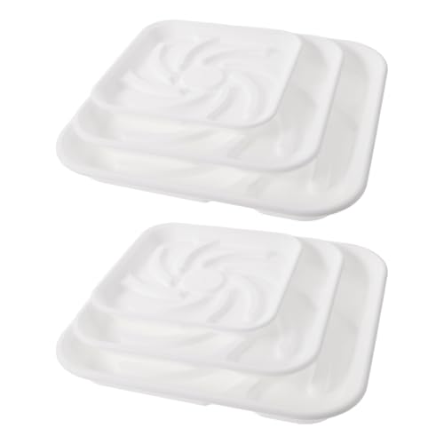 Plateau de récupération design durable pour pots de fleurs carrés - 2