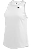 Nike Womens Dry High Neck Tank Top (as1, Alpha, m, Regular, Regular, White)