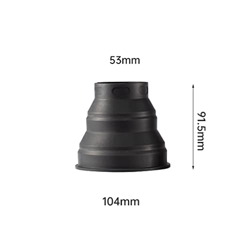 Parasol plegable universal de silicona antirreflejos para cámaras DSLR (talla S) miniatura 2