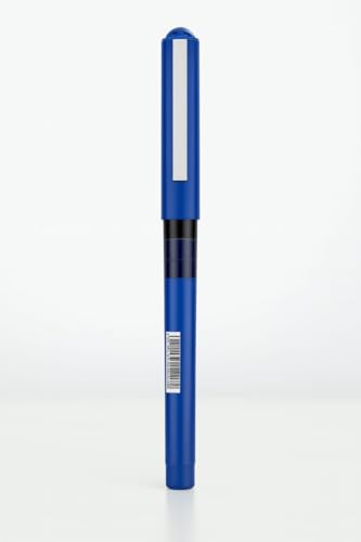 Image of Figo A9 Hi-Tech Liquid Roller Pen, 0.6mm Metal Tip, Smooth Writing, Comfortable Grip (Pack of 7) (blue)