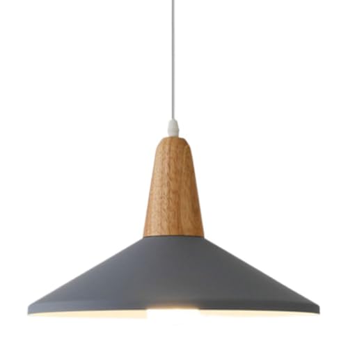 Suspension traditionnelle E26 lustre bohème moderne bois style japonais - 2