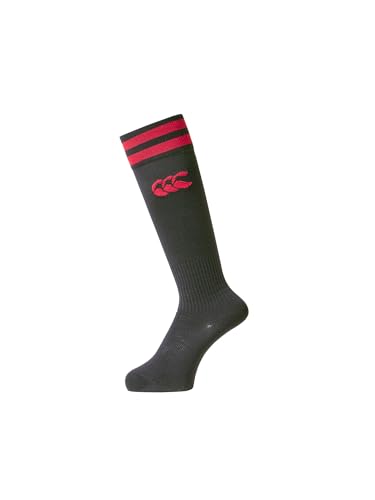 CANTERBURY ストッキング ジュニア JR.2LINE STOCKINGS 65_レッド 21-23cm