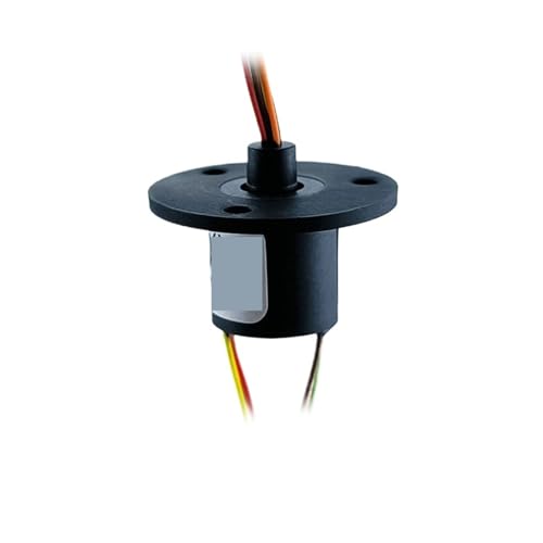 Anillo colector tipo tapa conductora de 6 vías 2A para interfaces giratorias de 360°
