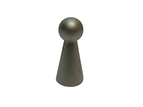 Preisvergleich Produktbild 3 x Möbelknopf Möbelgriff Möbelgriffe Möbelknöpfe Griff Knopf Edelstahl Optik satini