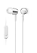 Sony Earbuds with Microphone, in-Ear Headphones and Volume Control, Built-in Mic Earphones for Smartphone Tablet Laptop 3.5mm Audio Plug Devices, White (MDREX155AP/W)