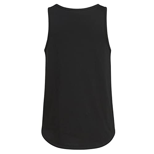 Image of adidas Girls Sleeveless Curved Hem Tank Top