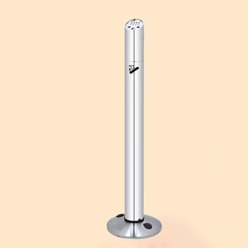 Cendrier de sol pour cigarettes extérieur acier inoxydable coupe-vent sur pied