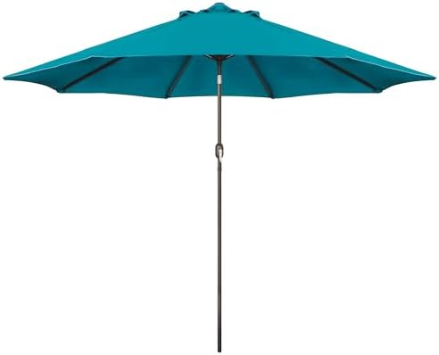 Blissun 9' Outdoor Patio Umbrella, Outdoor Table Umbrella, Yard U...