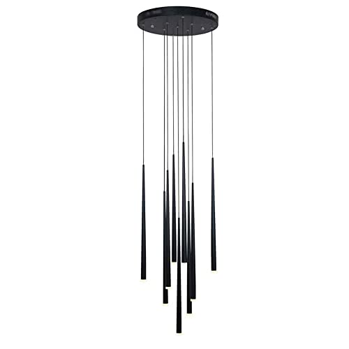 Moderne hohe Foyer-Eingangsbereich-Cluster-Hängeleuchte, Treppenhaus,...