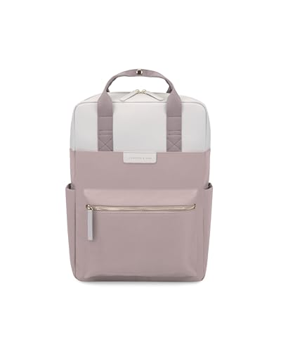 Kapten & Son Rucksack Bergen Dusty Rose 11 L | Rucksack Damen & Herren Rosa | Tagesrucksack mit 13 Laptopfach | vegan & wasserabweisend
