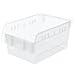 Akrobin Clear ShelfMax8 Bin, Storage Container 15-5/8" x 11-1/8" x 8" Clear (4 Case)