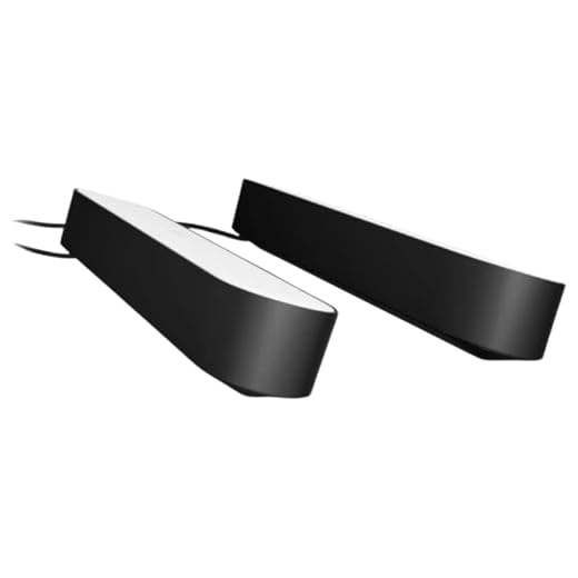 Philips Hue Play White & Color Smart Light, 2 Pack Base kit, Hub Required/Power Supply Included (Works with Amazon Alexa, Apple Homekit & Google Home), Black, Base Kit, 2 Pack